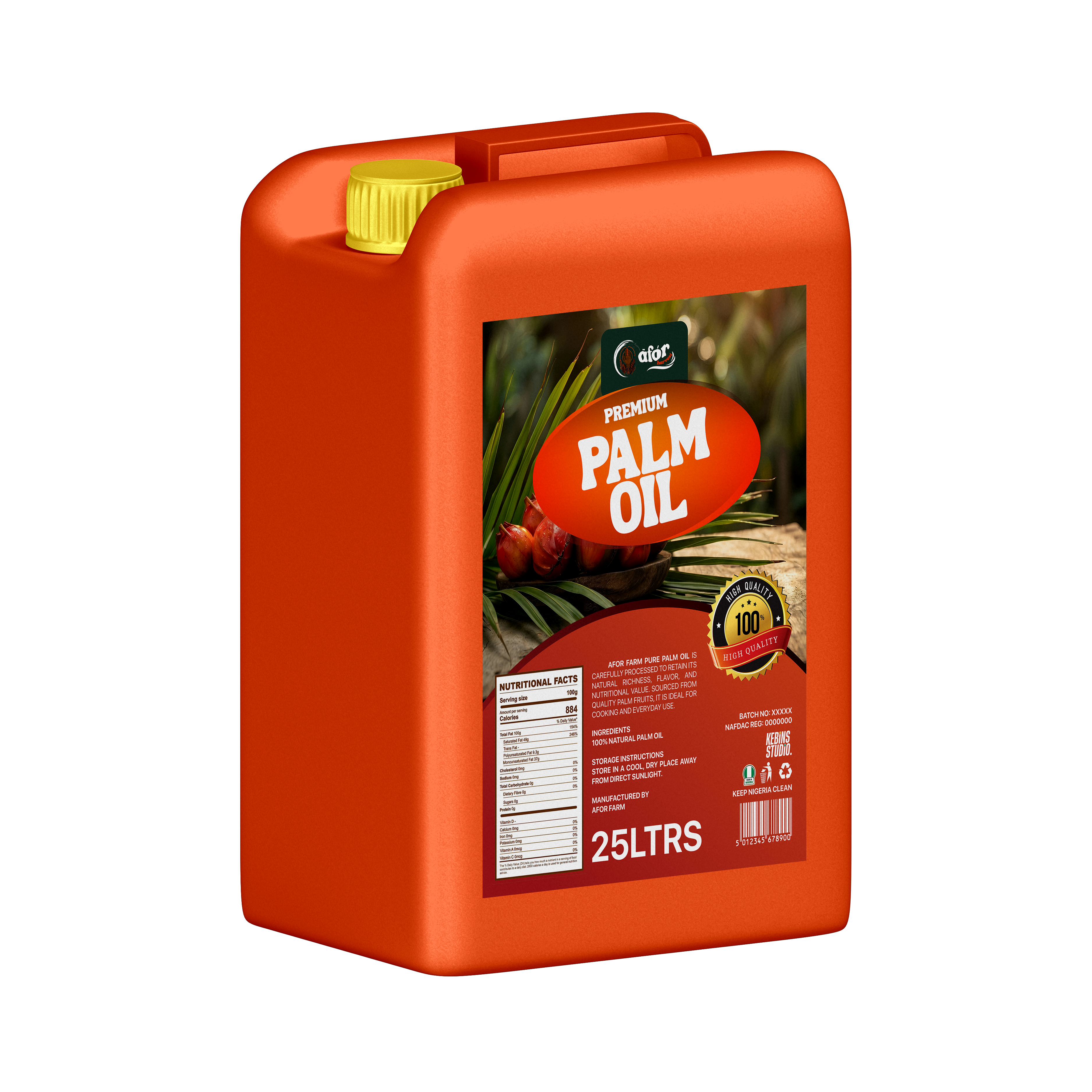 Palm Oil- 25 Liters